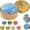 Light-Blue, variant on Dumplings Squishy Stress Balls Fidget Sensory Toys Mystery Dumplings Squishy Soft Squeeze Decompression Dough for Adults