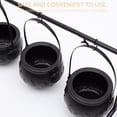 thumbnail image 4 of 1 juego de Halloween Candy Bucket Witch Cauldron Kettle Halloween Candy Container Fiesta de recipiente, 4 of 5