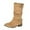 Beige, variant on Fashion Suede Ankle Boots With Buckle Strap Comfortable Low Heel Booties for Stylish Fall Winter Casual Experiences