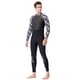 thumbnail image 1 of DivaSail Wetsuits Buceo Traje de buceo Hombre y mujer Súbido de manga larga Pantalones largos Cuerpo completo Traje de baño completo Deportes transpirables Pieles de buceo Hombres Negro / White 【L】 seitruly OD003283-03, 1 of 7