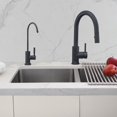 thumbnail image 2 of Single Handle Matte Black Pull Down Kitchen Faucet with Water Tap, 2 of 10