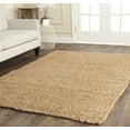 thumbnail image 3 of SAFAVIEH Natural Fiber Jerald Solid Area Rug, Natural, 9' x 9' Square, 3 of 7