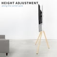 thumbnail image 3 of VIVO White Artistic Easel 45" to 65" Screen TV Tripod Adjustable Floor Stand, 3 of 9