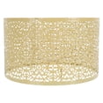 thumbnail image 1 of Miangastore 1Pc Home Hollow-out Lampshade Metal Carved Light Cover Chic Light Accessory, 1 of 8