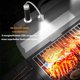 thumbnail image 5 of Luz de parrilla de 2 piezas, lámpara de parrilla magnética iluminación de parrilla en ambos lados, juego de luces de barbacoa de 9 LED luces de parrilla al aire libre accesorios de parrilla de barbacoa, funciona con batería, ángulo de rotación de 360 grados Zhivalor OTTO-HR-1184, 5 of 8