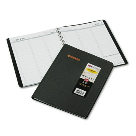 Recycled Weekly - Recycled Weekly Academic Appointment Book, Black, 8 1/4