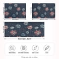 thumbnail image 2 of Yayeee Pillowcase Queen Size Set of 2 Satin Wrinkle Resistant Envelope Pillow Case, Starry Fireworks Pattern, 2 of 8