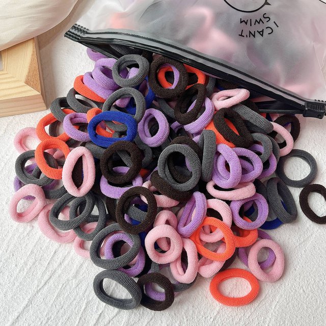 Gomas elásticas para el pelo para niña y bebé, cintas de goma para el pelo, pinzas para el pelo, accesorios para el cabello, 20/50 piezas