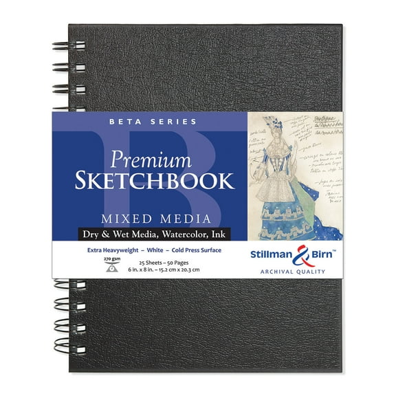 Stillman & Birn Beta Series Premium Wire-Bound Sketchbook, 6" x 8"
