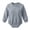 Blue, variant on Newborn Onesies Crew Neck Long Sleeve Bodysuit Solid Color Cotton Rompers Fall Winter Baby Clothes 0-24Months