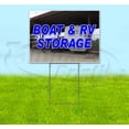thumbnail image 1 of Boat & Rv Storage (18" x 24") Yard Sign, Includes Metal Step Stake, 1 of 6