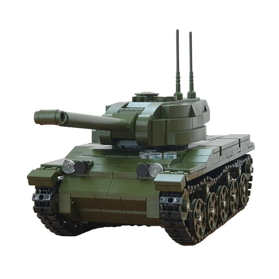 IMEX Oxford M41 Walker Bulldog U.S. Light Tank Brick Building Set (584 Pieces)