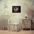 thumbnail image 4 of Cavallino, Bernardo 18x14 Black Modern Framed Museum Art Print Titled - Farewell of Tobias, 4 of 5