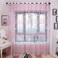 thumbnail image 6 of Ayyufe Window Sheer Valance Floral Curtain Bedroom Home Room Wedding Party Decor, 6 of 8