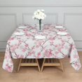 thumbnail image 3 of Pioneer Flower Floral Print Pattern Square Tablecloth,Waterproof Square Table Cover,Wipeable Spillproof Washable Table Cover for Home Kitchen Party Decor 42"X42"(107x107cm), 3 of 6