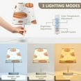 thumbnail image 4 of Adorable Basketball Desk Lamp LED Table Nightstand Lamps with 3 Color Temperatures for Home Bedroom Living Room Decor 6x11, 4 of 8