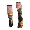 thumbnail image 4 of Compression Socks for Women and Men - Beach Rose Seaside Compression Socks Circulation for Workout, 4 of 8