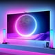 thumbnail image 4 of Luz de ánimo de escritorio con RGB Bluetooth | Sincronización de pastillas LED multicolor en marquese | Alimentado por USB, reactivo a música, 7W, función temporizador, negro | Control remoto por, 4 of 7