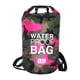 thumbnail image 1 of Yuarrent Bolsa de natación impermeable de 15/20L/30L, de saco seco, colores de camuflaje, pesca, canotaje, kayak, almacenamiento, bolsa de Deportes acuáticos Camuflaje rojo rosa 23x57cm Yuarrent OD1303-28B, 1 of 6