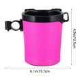 thumbnail image 2 of LULULION 1 Bicycle Bottle Holder Plastic Pink Safe Strong Compatibility Mountain Bike, 2 of 5
