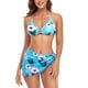 thumbnail image 2 of Conjunto de bikini de 3 piezas NikouMX con Estampado floral cintura alta, 2 of 6