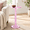 Pink-Normal, variant on Orange Normal Round Top End Table for Living Room Bedroom Balcony