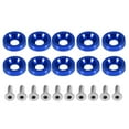 thumbnail image 2 of Car Decoration Screws, Stainless Steel Aluminum License Plate Frame Screws, with 8 Color Options, for Front Rear Bumper Ignition Cylinder Cover, 2 of 7