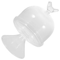 MOKKHNB Dessert Stand Cake Stand with Dome Transparent 1Set