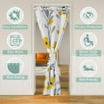 thumbnail image 2 of Erosebridal Floral Door Curtain Panel 59x80,Spring Garden Room Divider Curtain,Room Decorative, 2 of 5