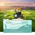 thumbnail image 3 of 600M / 800M / 1200M / 1500M Rangefinder Distance Meter with LCD Touch Screen 6.5X Magnification USB Rechargeable Finder with Speaker Slope Function Flagpole Locking, 3 of 5