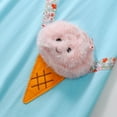 thumbnail image 4 of HILEELANG Little Girls Summer Short Sleeve Dress Cotton Casual Blue Icecream Applique Jersey Shirt Playwear Dresses Size 6, 4 of 5
