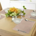 thumbnail image 4 of Ambesonne Abstract Place Mats Set of 4, Rounded Small Shapes, Standard Size, Red Cream, 4 of 6