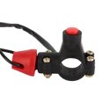thumbnail image 4 of Interruptor de parada de parada del motor motocicleta 1x Cable de emergencia del motor Botón de parada de parada de emergencia Interruptor de amarre de parada de emergencia Correa de seguridad Unbranded QCQP48308, 4 of 7