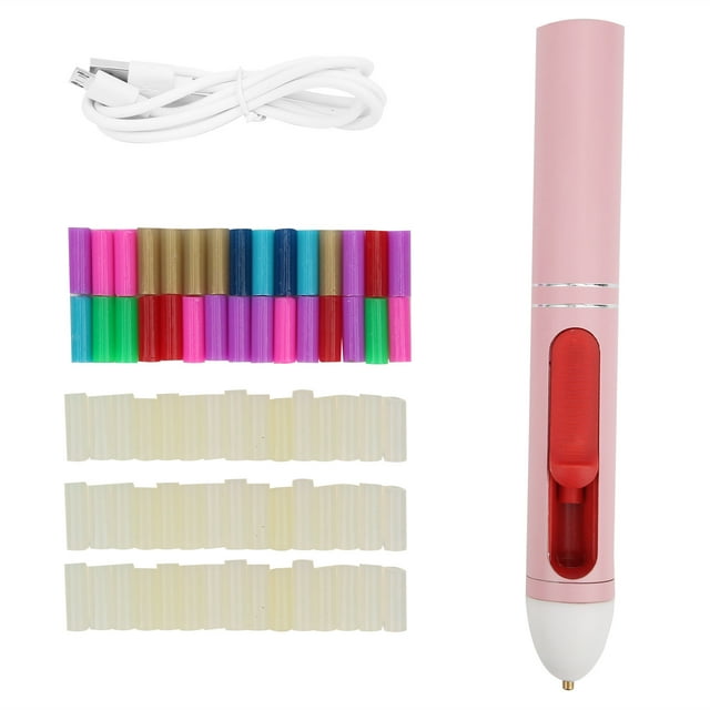 Pistola De Pegamento En Forma De Bolígrafo, Pistola De Pegamento Inalámbrica Con Batería De Litio, Pistola De Pegamento Inalámbrica En Forma De Bolígrafo De 2200 MAh Para ANGGREK Pen-Shaped Glue Gun
