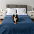 thumbnail image 2 of PetAmi Waterproof Bed Cover for Dogs, Waterproof Pet Blanket Couch Cover, Reversible Furniture Cover Sofa Protector for Pet Cat Bed, Washable Waterproof Blanket Dog Cover for Couch Seat, 102x82 Blue, 2 of 8