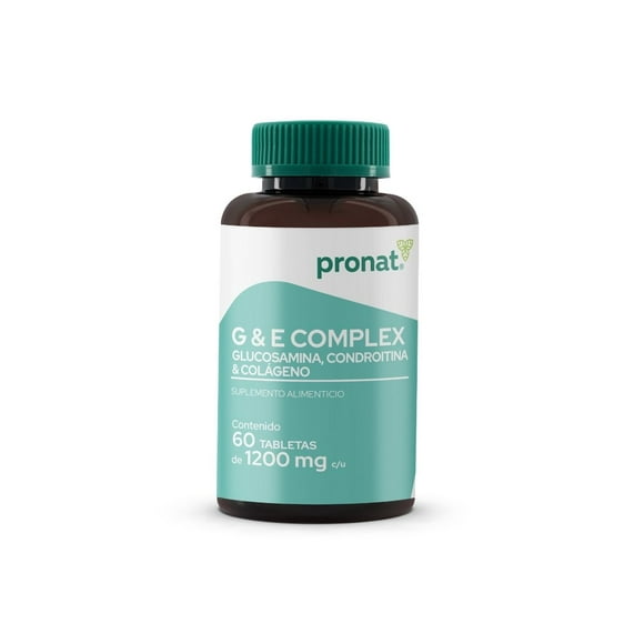 Glucosamina, Condroitina, Colágeno G y E Complex 60 tabs Pronat Pronat PRONATGYECOMPLEX