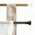 thumbnail image 4 of KONTONTY 4PCS Decorative Curtain Rod Ends Iron Square End Cap Easy To Install Home Decoration, 4 of 8