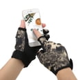 thumbnail image 4 of 1 par de guantes de pesca antideslizantes, guantes deportivos con 3 dedos cortados, equipo de pesca al aire libre (guantes), 4 of 13