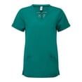 thumbnail image 4 of Onna NN310 Women's Invincible V-Neck Stretch Scrub Top-Clean Green-L, 4 of 4