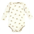 thumbnail image 4 of Hudson Baby Cotton Long-Sleeve Bodysuits, Brave Lion, Preemie, 4 of 5