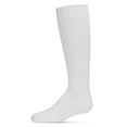 thumbnail image 5 of MeMoi Diamond Zag Knee High Sock with Scalloped Cuff - Girls - Female, 12, Winter White, 5 of 5