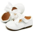 thumbnail image 2 of Toddler Baby Little Girl Shoes Non-Slip Sole Ballet Flats Mary Jane Crib Princess Shoes Girl Dress Shoes Party School Wedding Shoes(Toddler/Little Kids), 2 of 7