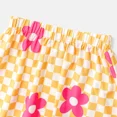 thumbnail image 5 of LOL Surprise Toddler Girl Skirt, Short Sleeves Girl Skirt Oufits with Yellow Floral Short Skirt for Summer, Sizes 3-4T, 5 of 5