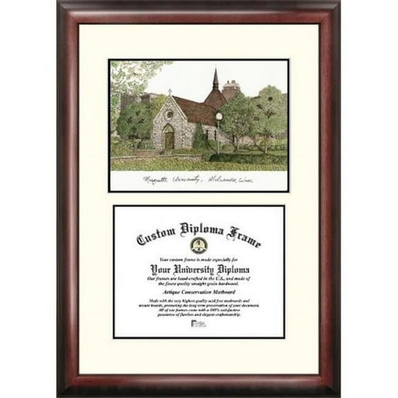 Campusimages WI999LV Marquette University Legacy Scholar Diploma Frame
