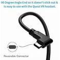 thumbnail image 4 of 14Ft Link Cable For Oculus Quest 2 Type-C Right Angle To Usb A Charging Cord Usa, 4 of 6