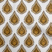 oneOone Viscose Jersey Brown Fabric Block Dress Material Fabric Print Fabric By The Yard 60 Inch Wide-MK