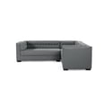 thumbnail image 4 of Chic Home Jasper Right Facing Sectional Sofa PU Leather Upholstered, 4 of 10