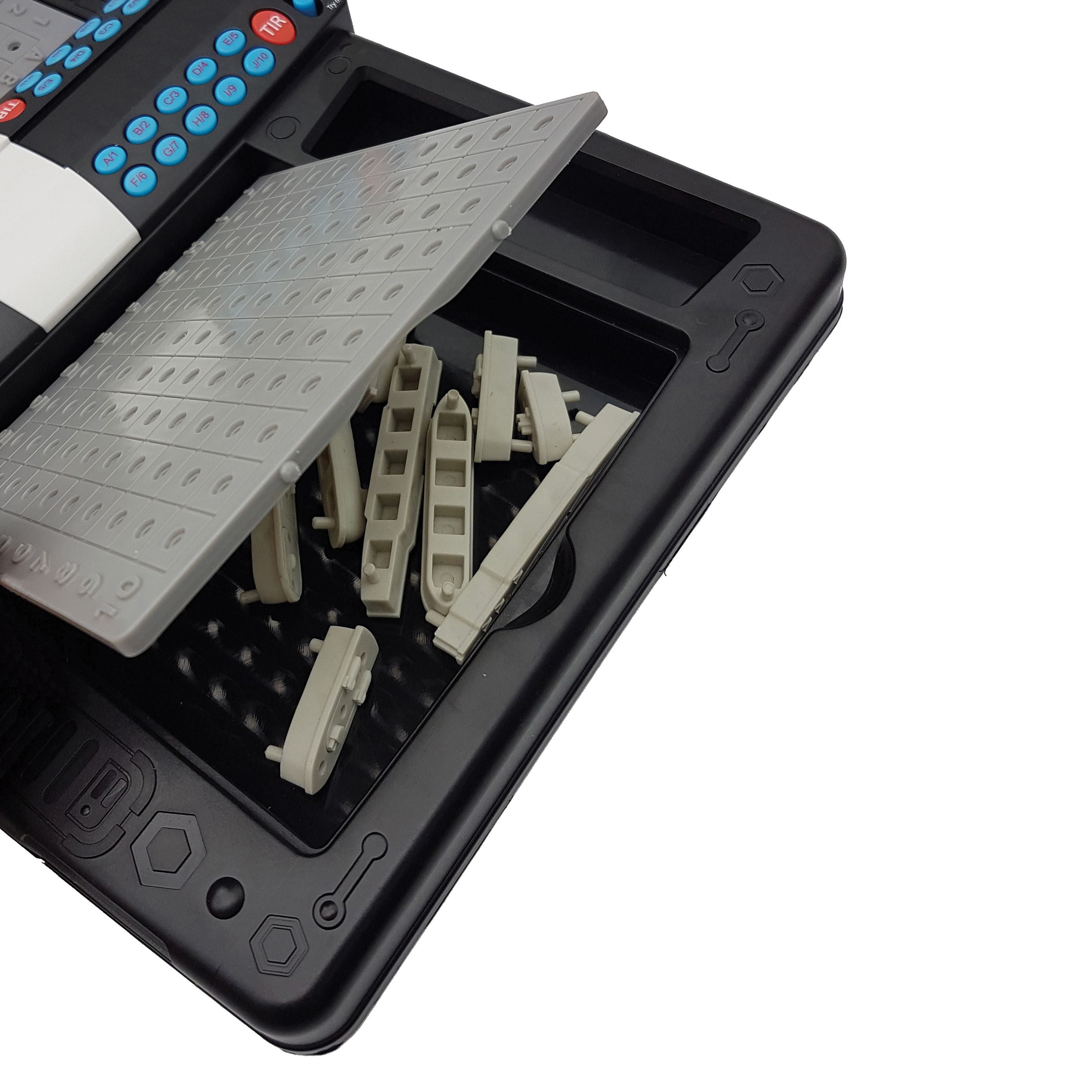 Lexibook Talking Sea Battle Electronic Board Game, Grey/Black