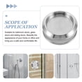 thumbnail image 4 of 2pcs Shower Door Handle Stainless Steel Interior Door Handle Circular Door Pull, 4 of 8