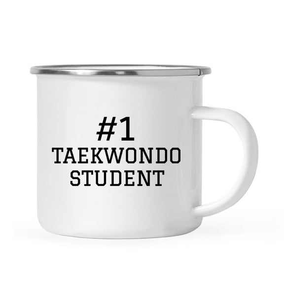Koyal Wholesale Campfire Coffee Mug Thank You Gift, #1 Taekwondo Student, Set of 1